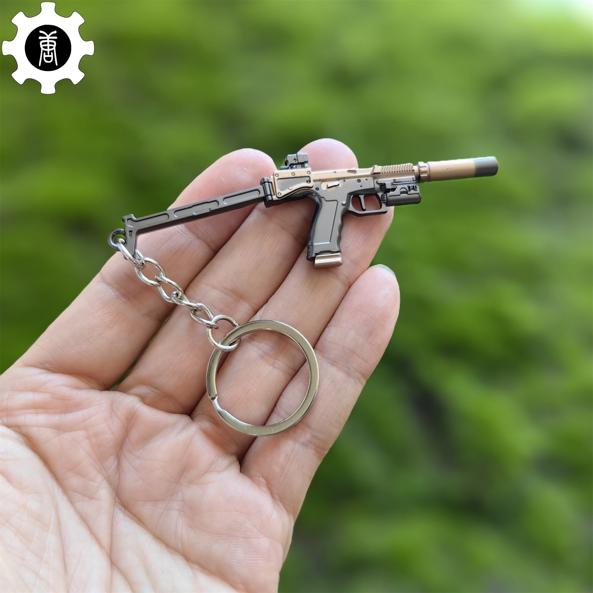 RE8 Metal Mini Gun Keychain 6 In 1 Pack USM-AI - Tophatter Daily Deals