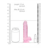 RealRock 6 Inch Crystal Clear Dildo with Suction Cup > Dildos > Realistic Dildos - Tophatter Daily Deals