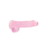 RealRock 6 Inch Crystal Clear Dildo with Suction Cup > Dildos > Realistic Dildos - Tophatter Daily Deals