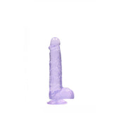 REALROCK 6'' Realistic Dildo With Balls - 15.2 cm Dong, Purple > Dildos > Realistic Dildos - Tophatter Daily Deals
