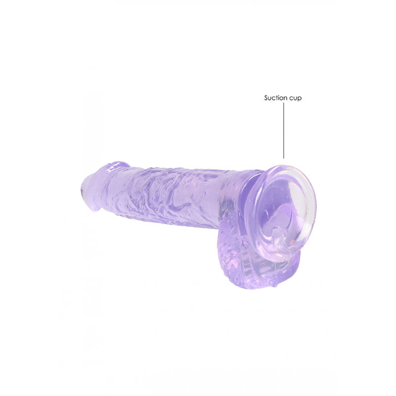 REALROCK 6'' Realistic Dildo With Balls - 15.2 cm Dong, Purple > Dildos > Realistic Dildos - Tophatter Daily Deals