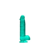 Realrock Crystal Clear 6 Inch Realistic Dildo with Balls – Suction Cup Dildo > Dildos > Realistic Dildos - Tophatter Daily Deals