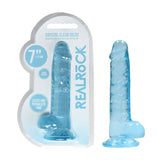 REALROCK Crystal Clear 7 Inch Realistic Dildo With Balls > Dildos > Realistic Dildos - Tophatter Daily Deals