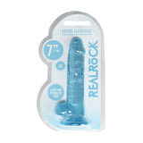 REALROCK Crystal Clear 7 Inch Realistic Dildo With Balls > Dildos > Realistic Dildos - Tophatter Daily Deals