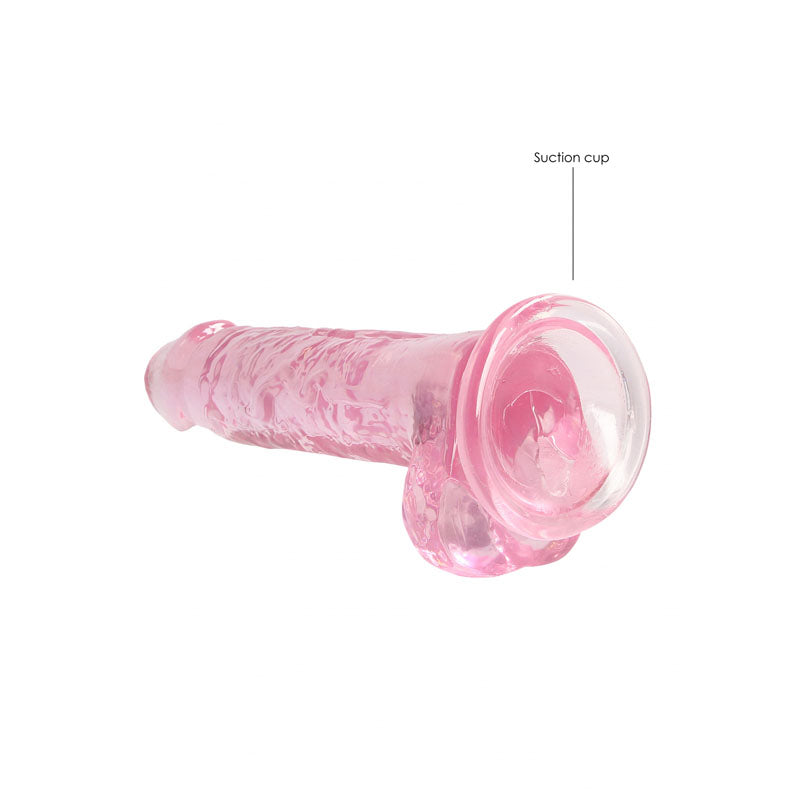 REALROCK Crystal Clear (Transparent) – 7 Inch Realistic Dildo With Balls > Dildos > Realistic Dildos - Tophatter Daily Deals