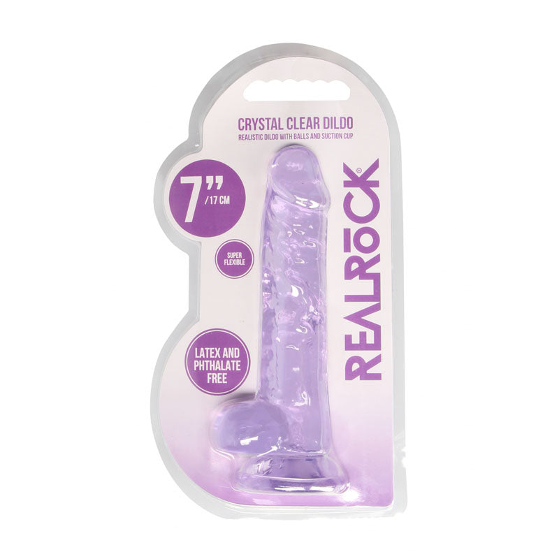 Realrock 7 Inch Realistic Dildo With Balls 17.8 Cm Dong > Dildos > Realistic Dildos - Tophatter Daily Deals