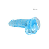REALROCK 8'' Realistic Dildo With Balls - 20.3 cm Dong in Blue > Dildos > Realistic Dildos - Tophatter Daily Deals