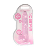 Realrock Crystal Clear 8 Inch Realistic Dildo With Balls – Body-Safe Dildo > Dildos > Realistic Dildos - Tophatter Daily Deals