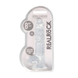 REALROCK Crystal Clear 8 Inch Realistic Dildo with Balls – Body-Safe Dildo > Dildos > Realistic Dildos - Tophatter Daily Deals