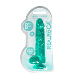 Realrock Crystal Clear 8 Inch Realistic Dildo With Balls – Body-Safe Dildo > Dildos > Realistic Dildos - Tophatter Daily Deals