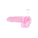 RealRock Crystal Clear 9 Inch Realistic Dildo With Balls > Dildos > Realistic Dildos - Tophatter Daily Deals