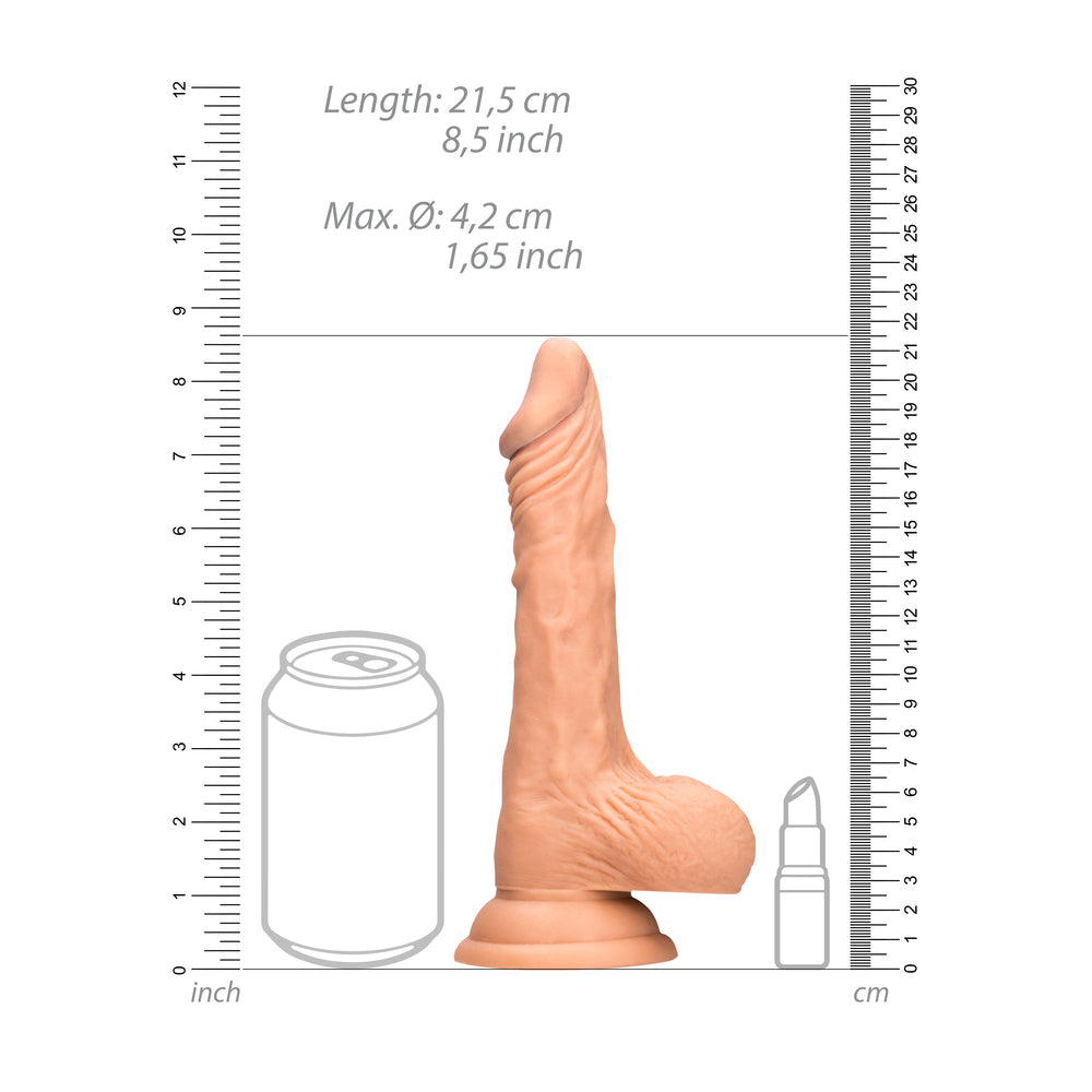 RealRock 8 Inch Realistic Dong with Testicles – Lifelike Dildo > Dildos > Realistic Dildos - Tophatter Daily Deals
