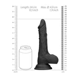 RealRock 9 Inch Realistic Dong with Balls – Lifelike Phthalate-Free Dildo > Dildos > Realistic Dildos - Tophatter Daily Deals