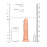 Realrock 7 Inch Realistic Dildo 17.8 cm Dong > Dildos > Realistic Dildos - Tophatter Daily Deals