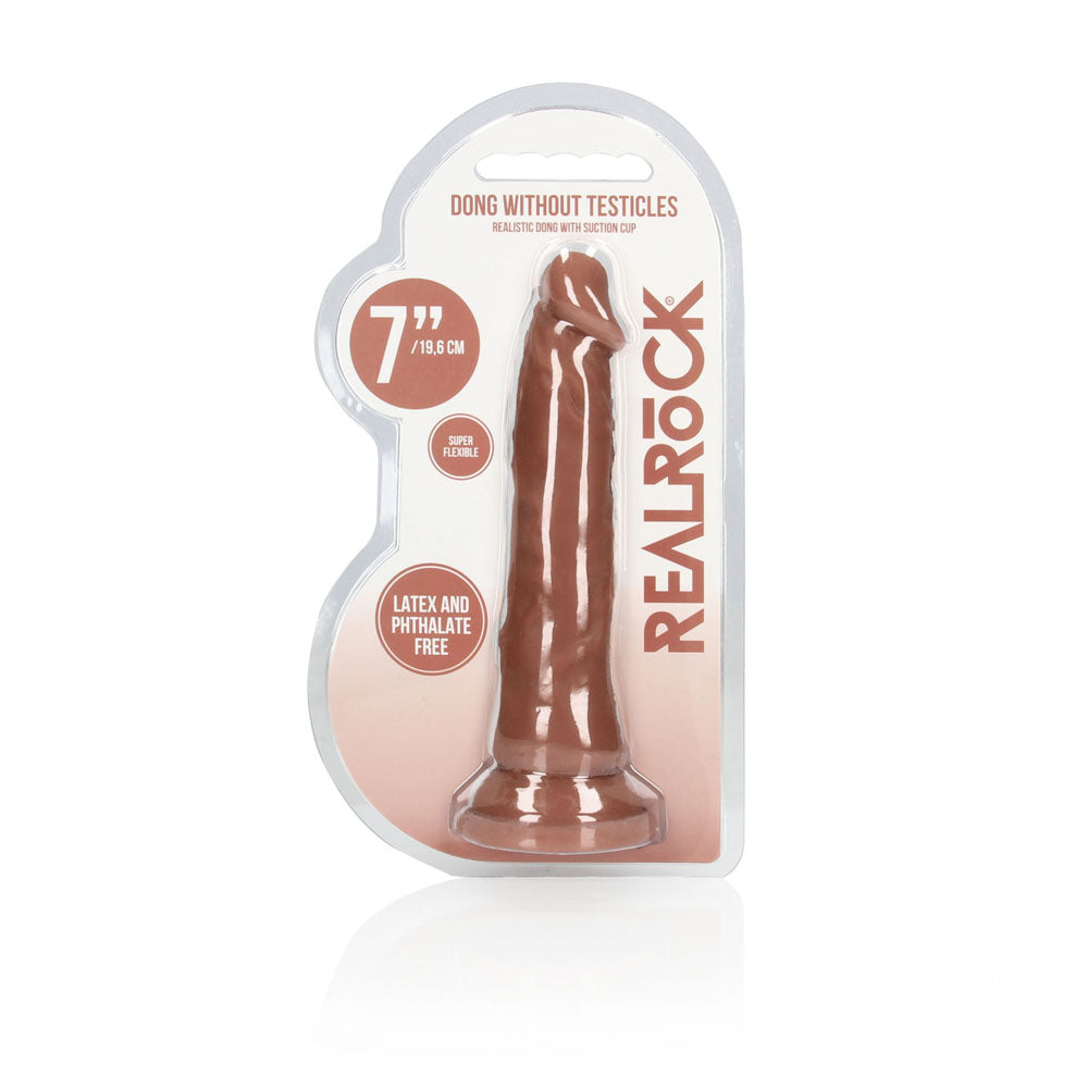 Realrock 7 Inch Realistic Dildo – Phthalate-Free Skin TPE Dildo > Dildos > Realistic Dildos - Tophatter Daily Deals