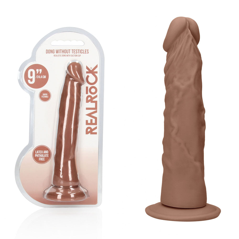 REALROCK 9 Inch Realistic Phthalate-Free Dildo > Dildos > Realistic Dildos - Tophatter Daily Deals
