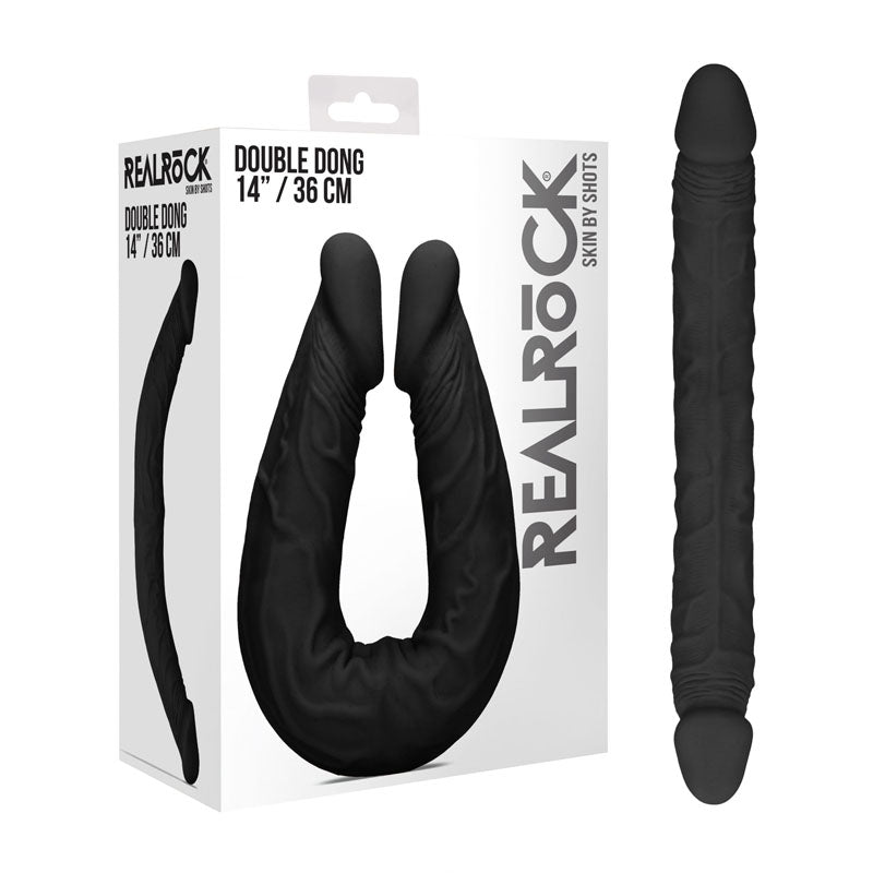 RealRock 14 Inch Double Dildo – Realistic Soft-TPE Double Dong > Dildos > Double Dildos - Tophatter Daily Deals