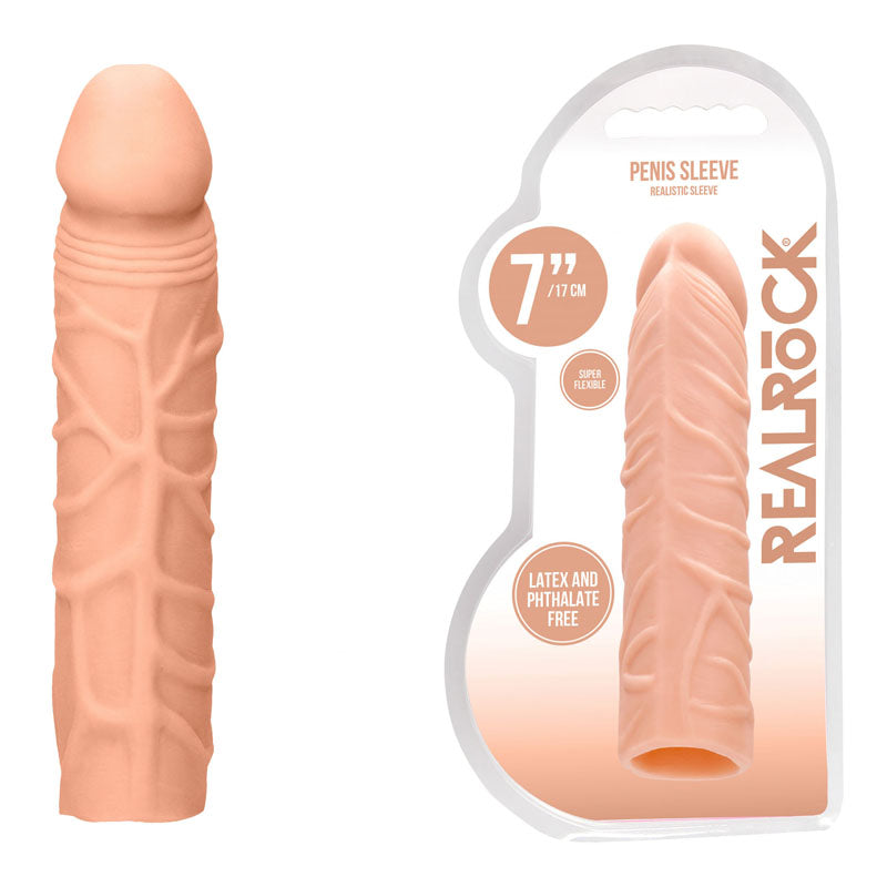 REALROCK 7 Inch Penis Extender – Phthalate-Free Penis Extension Sleeve > Sex Toys For Men > Penis Sleeves - Tophatter Daily Deals