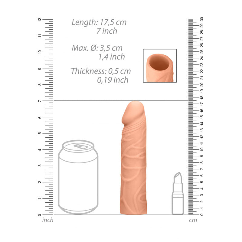 REALROCK 7 Inch Penis Extender – Phthalate-Free Penis Extension Sleeve > Sex Toys For Men > Penis Sleeves - Tophatter Daily Deals