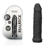 Realrock 6 Inch Realistic Penis Sleeve – Body-Safe Penis Extension Sleeve > Sex Toys For Men > Penis Sleeves - Tophatter Daily Deals