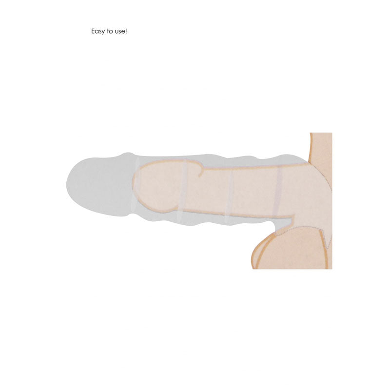 Realrock 6 Inch Realistic Penis Sleeve 15.2 cm Penis Extension Sleeve > Sex Toys For Men > Penis Sleeves - Tophatter Daily Deals