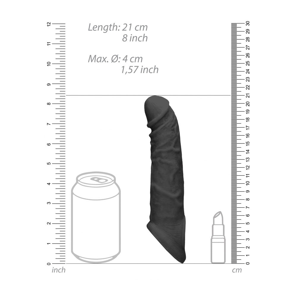 RealRock 8 Inch Penis Sleeve – Body-Safe Phthalate-Free Sleeve > Sex Toys For Men > Penis Sleeves - Tophatter Daily Deals