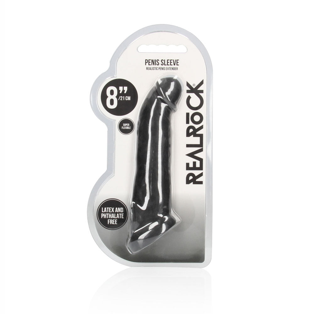RealRock 8 Inch Penis Sleeve – Body-Safe Phthalate-Free Sleeve > Sex Toys For Men > Penis Sleeves - Tophatter Daily Deals