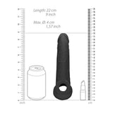 Realrock Realistic Penis Extender 9 Inch Phthalate-Free Penis Extension Sleeve > Sex Toys For Men > Penis Sleeves - Tophatter Daily Deals
