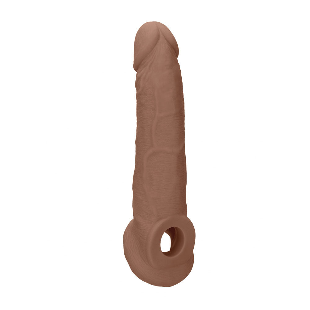 RealRock 9 Inch Penis Sleeve – Phthalate-Free Body-Safe Sleeve > Sex Toys For Men > Penis Sleeves - Tophatter Daily Deals