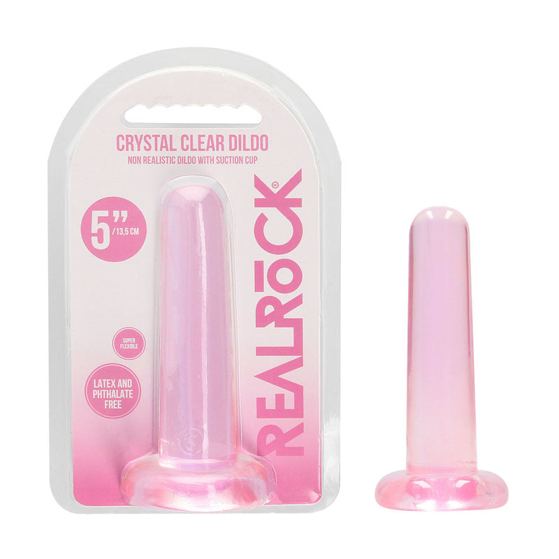 REALROCK Crystal Clear 13.5 cm Dildo With Suction Cup > Dildos > Realistic Dildos - Tophatter Daily Deals