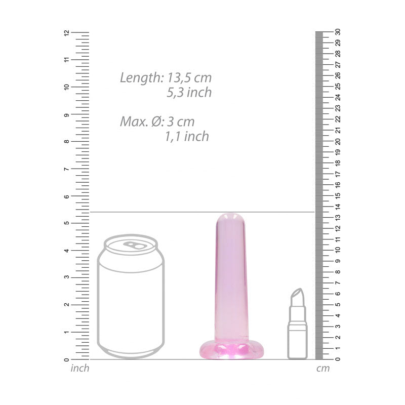 REALROCK Crystal Clear 13.5 cm Dildo With Suction Cup > Dildos > Realistic Dildos - Tophatter Daily Deals