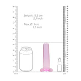 REALROCK Crystal Clear 13.5 cm Dildo With Suction Cup > Dildos > Realistic Dildos - Tophatter Daily Deals