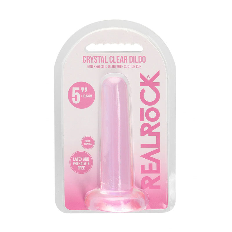 REALROCK Crystal Clear 13.5 cm Dildo With Suction Cup > Dildos > Realistic Dildos - Tophatter Daily Deals