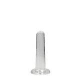 REALROCK Crystal Clear Dildo With Suction Cup – 13.5 cm Dildo > Dildos > Slim Dildos - Tophatter Daily Deals