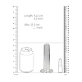 REALROCK Crystal Clear Dildo With Suction Cup – 13.5 cm Dildo > Dildos > Slim Dildos - Tophatter Daily Deals