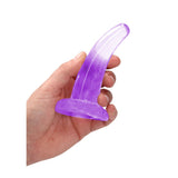 REALROCK Crystal Clear Curved Dildo With Suction Cup – 11.5 cm Dildo > Dildos > Slim Dildos - Tophatter Daily Deals