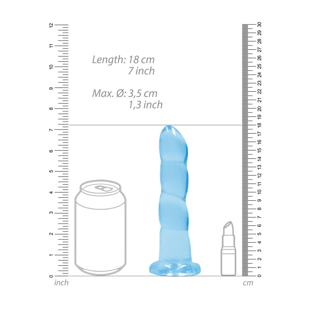 RealRock Crystal Clear 17 cm Dildo with Suction Base > Dildos > Realistic Dildos - Tophatter Daily Deals