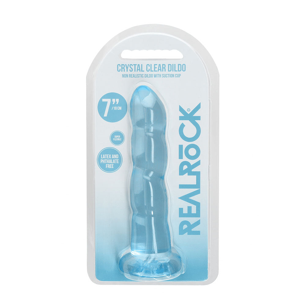 RealRock Crystal Clear 17 cm Dildo with Suction Base > Dildos > Realistic Dildos - Tophatter Daily Deals