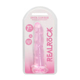 REALROCK Crystal Clear Dildo With Suction Cup – Non Realistic Dildo > Dildos > Neutral Dildos - Tophatter Daily Deals