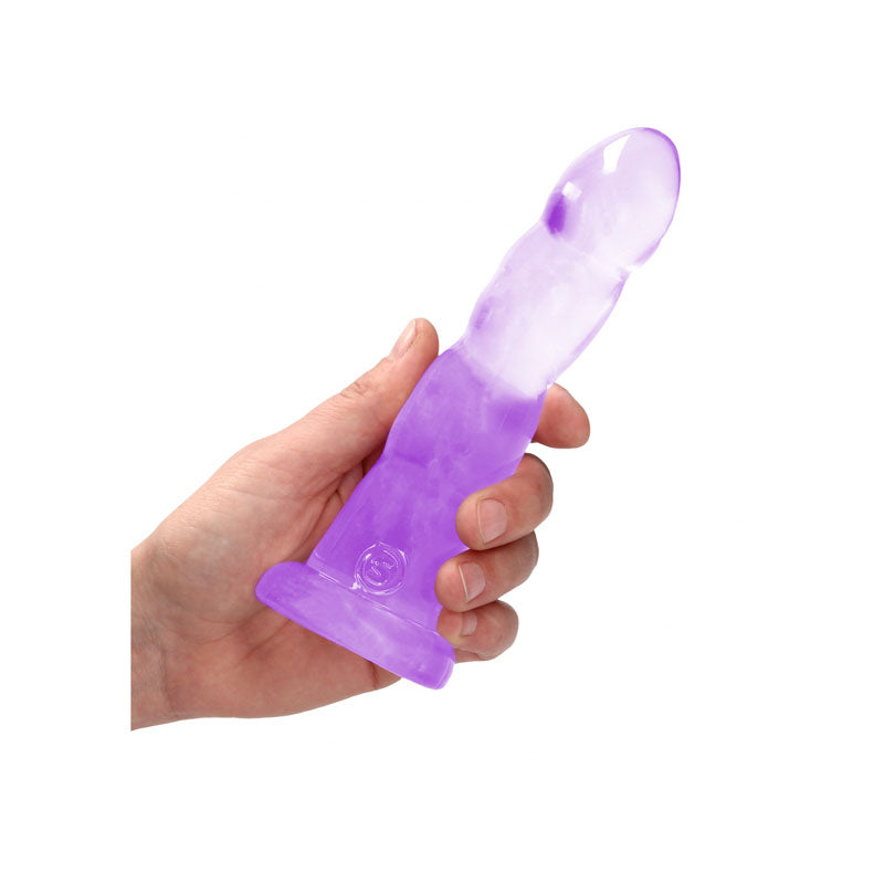 REALROCK Crystal Clear Dildo With Suction Base – Non Realistic Dildo > Dildos > Neutral Dildos - Tophatter Daily Deals