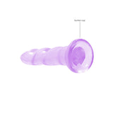 REALROCK Crystal Clear Dildo With Suction Base – Non Realistic Dildo > Dildos > Neutral Dildos - Tophatter Daily Deals