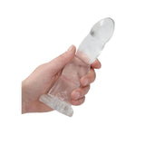 RealRock Clear Dildo with Suction Base – Non-Realistic Dildo > Dildos > Neutral Dildos - Tophatter Daily Deals