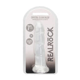 RealRock Clear Dildo with Suction Base – Non-Realistic Dildo > Dildos > Neutral Dildos - Tophatter Daily Deals