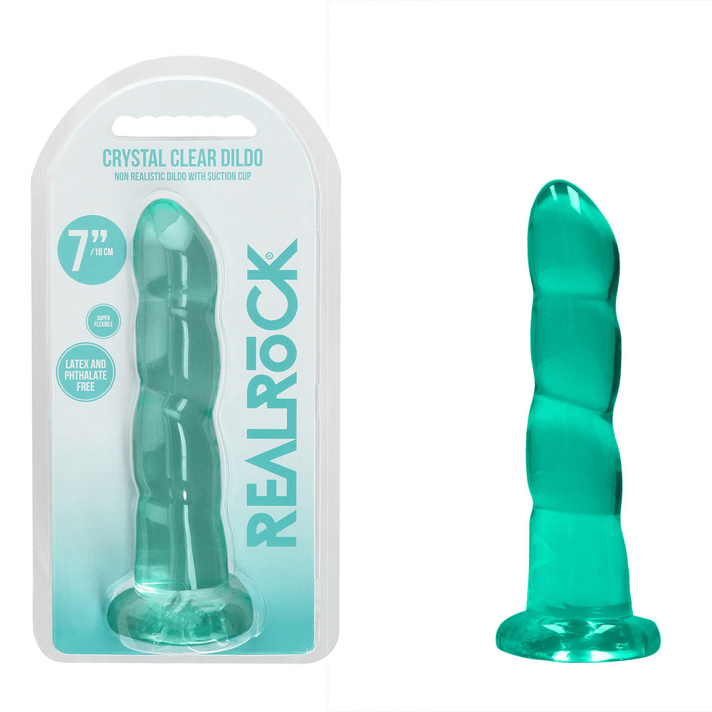 Realrock 17 cm Dildo With Suction Cup – Clear Dildo for Anal and Vaginal Use > Dildos > Realistic Dildos - Tophatter Daily Deals