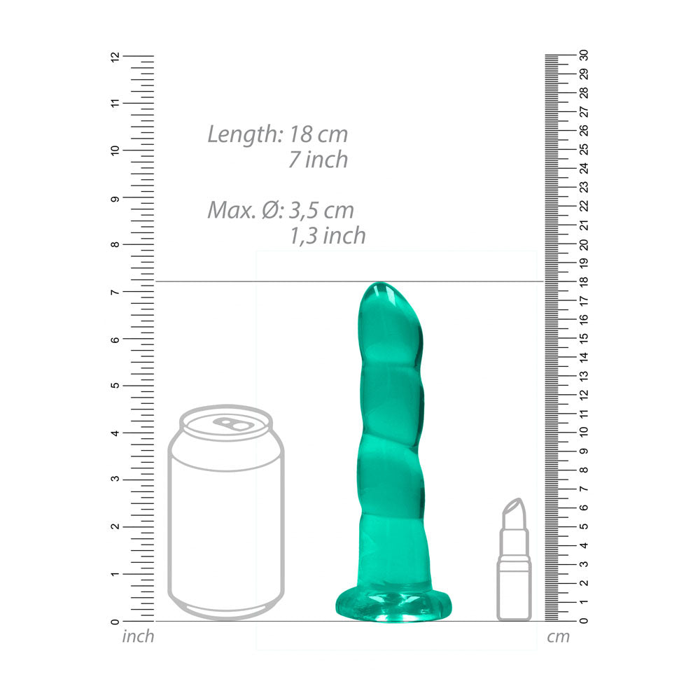 Realrock 17 cm Dildo With Suction Cup – Clear Dildo for Anal and Vaginal Use > Dildos > Realistic Dildos - Tophatter Daily Deals