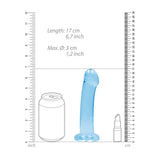 Realrock Crystal Clear Dildo With Suction Cup – 17 cm Dildo > Dildos > Realistic Dildos - Tophatter Daily Deals