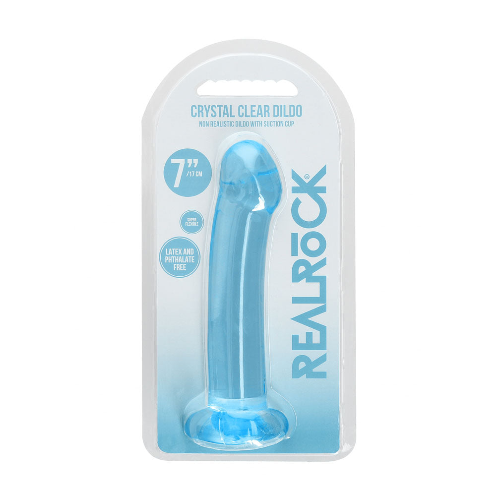 Realrock Crystal Clear Dildo With Suction Cup – 17 cm Dildo > Dildos > Realistic Dildos - Tophatter Daily Deals