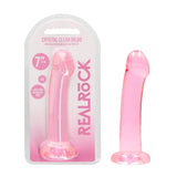 Realrock Crystal Clear Dildo With Suction Cup 17 cm - Dildo > Dildos > Realistic Dildos - Tophatter Daily Deals