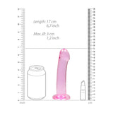 Realrock Crystal Clear Dildo With Suction Cup 17 cm - Dildo > Dildos > Realistic Dildos - Tophatter Daily Deals