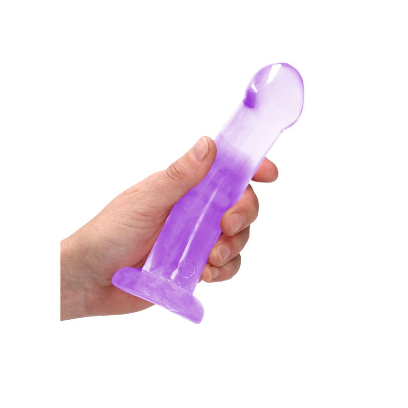 REALROCK Crystal Clear Dildo With Suction Cup – 17 cm Non-Realistic Dildo > Dildos > Neutral Dildos - Tophatter Daily Deals